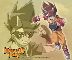 Max Taylor, the main protagonist of Dinosaur King puzzle