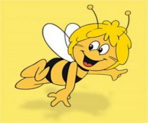 Maya the bee flying happy puzzle