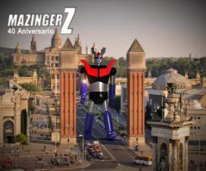 Mazinger Z 40th anniversary (1972-2012) puzzle