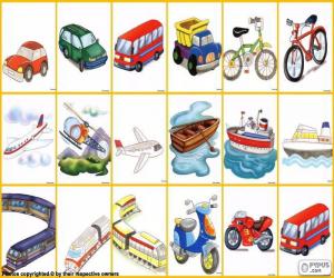 Means of transport puzzle