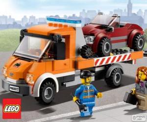 Mechanical assistance of Lego City puzzle