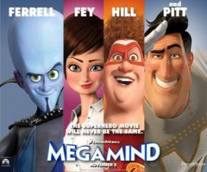 Megamind main characters puzzle