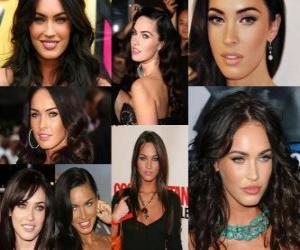 Megan Fox is an actress and model American. puzzle