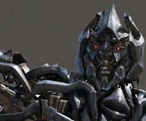 Megatron the Supreme leader of the villainous faction the Decepticons puzzle