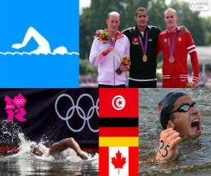 Men's 10 kilometre swimming London 2012 puzzle
