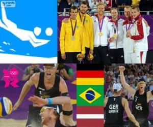 Men's beach volleyball London 2012 puzzle