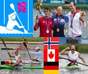 Men's canoe sprint K1 1000m London 2012 puzzle