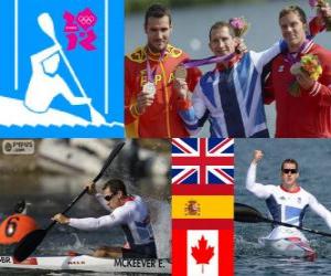 Men's canoe sprint K1 200m Londres 2012 puzzle