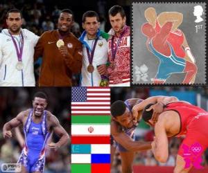 Men's freestyle 74 kg London 2012 puzzle