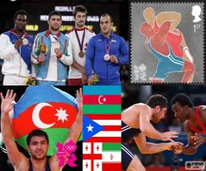 Men's freestyle Wrestling 84kg London12 puzzle