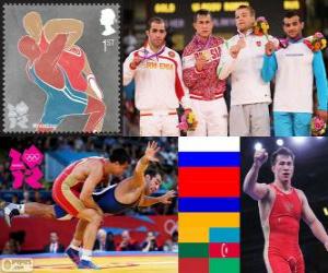 Men's Greco-Roman 74 kg London 2012 puzzle