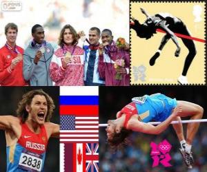 Men's high jump London 2012 puzzle