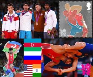 Men's wrestling freestyle 60kg London12 puzzle