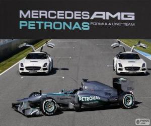 Mercedes AMG F1 W04 - 2013 - puzzle