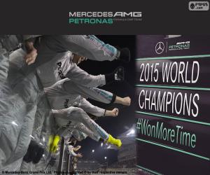Mercedes F1 Team champion 2015 puzzle
