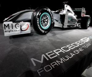 Mercedes W01 puzzle