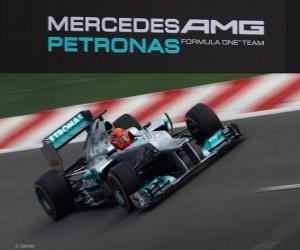 Mercedes W03 - 2012 - puzzle