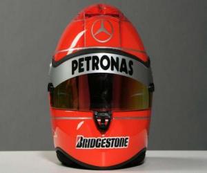 Michael Schumacher helmet 2010 puzzle