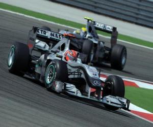 Michael Schumacher, Nico Rosberg, Istanbul 2010 puzzle