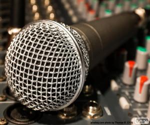 Microphone and mixer puzzle