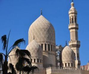 Minarets, the towers of the mosque puzzle