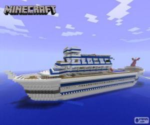 Minecraft cruise ship puzzle