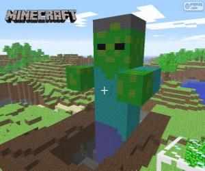 Minecraft Zombie puzzle