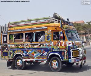 Minibus, Dakar, Senegal puzzle