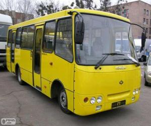 Minibus Isuzu Bogdan A092 puzzle