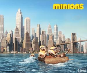 Minions arrive in New York puzzle