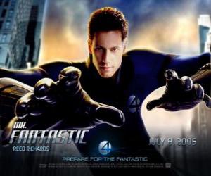 Mister Fantastic is the leader of the Fantastic Four with its extraordinary elasticity puzzle