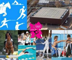 Modern pentathlon - London 2012 - puzzle