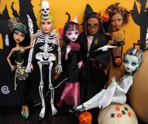 Monster High Halloween puzzle