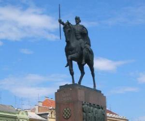 Monument to King Tomislav, Zagreb, Croatia puzzle