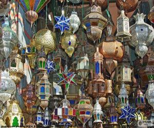 Moroccan lamps puzzle