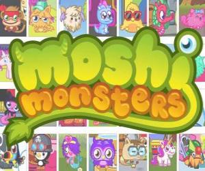 Moshi Monsters Logo puzzle