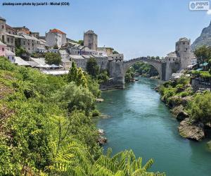 Mostar, Bosnia and Herzegovina puzzle