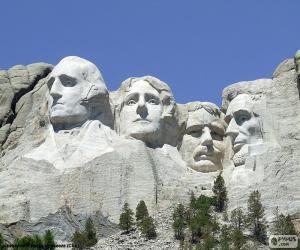 Mount Rushmore, United States puzzle