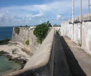 Mozambique Island, a fortified city of Mozambique, a former Portuguese trading post located on the sea route to India. Mozambique. puzzle