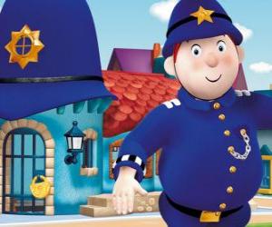 Mr. Plod is the Policeman of the town of the toys, Toytown puzzle