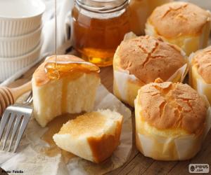 Muffins with honey puzzle