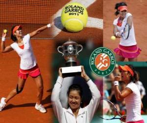 Na Li Roland Garros 2011 Champion puzzle