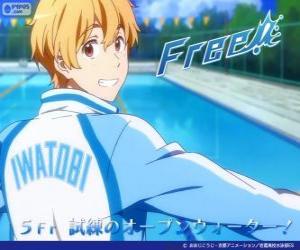 Nagisa with the tracksuit of Iwatobi Swimming Club puzzle