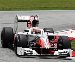 Narain Karthikeyan - HRT - Sepang 2011 puzzle