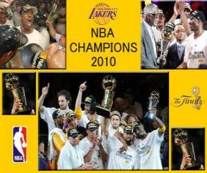 NBA Champions 2010 - Los Angeles Lakers - puzzle