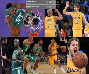 NBA Finals 2009-10, Game 1, Boston Celtics 89 - Los Angeles Lakers 102 puzzle