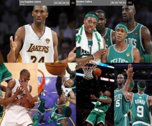 NBA Finals 2009-10, Game 2, Los Angeles Lakers 94 - Boston Celtics 103 puzzle