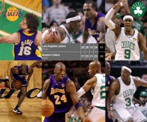 NBA Finals 2009-10, Game 3, Los Angeles Lakers 91 - Boston Celtics 84 puzzle