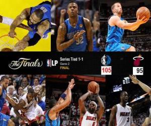 NBA Finals 2011, 6 th game, Dallas Mavericks 105 - Miami Heat 95 puzzle