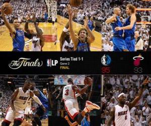 NBA Finals 2011, Game 2, Dallas Mavericks 95 - Miami Heat 93 puzzle